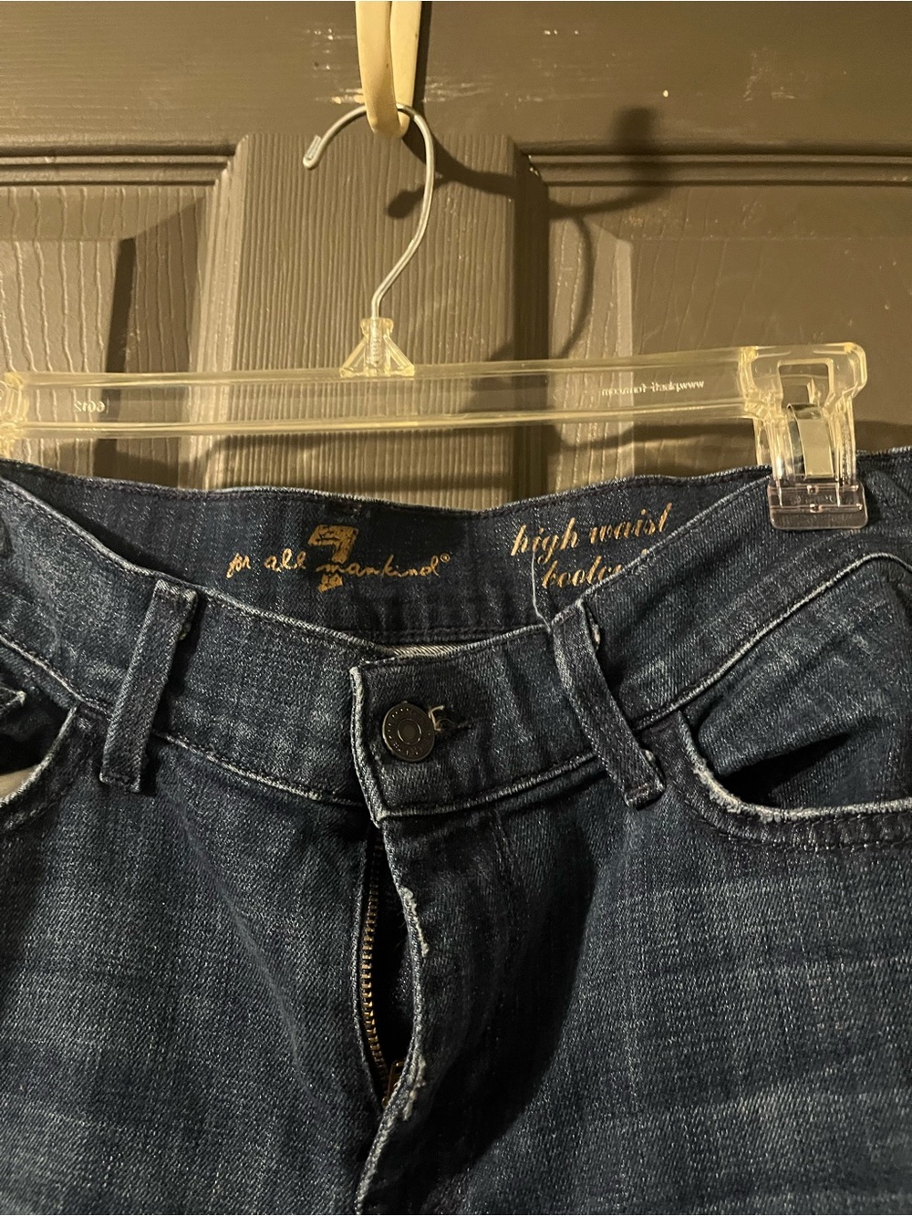 7 For All Mankind High Rise Dark Indigo Women's Jeans